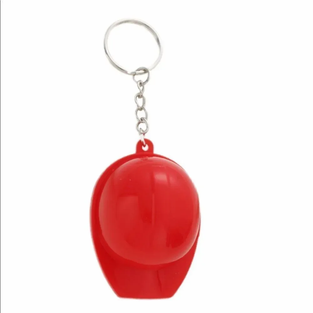 Hard Hat Keychain Bottle Opener-Red